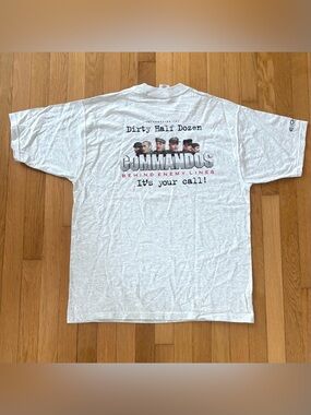 Vintage 1998 Commandos PC Game Promo Shirt Mens Large Eidos Gaming Retro Tee 90s